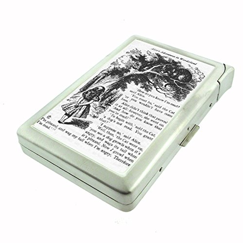 Alice Tenniel Cat Cigarette Case with Built in Lighter D-131