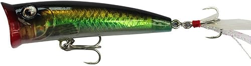 Señuelos de pesca, 2.953 in0.35 oz Wobbler Popper pesca cebo duro señuelo para pesca pesca amantes de la pesca, trucha lubina, pesca, 3, talla única