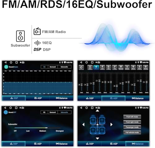 Radio para auto 8 Core 9" Pantalla táctil para Dodge Ram miniatura 6