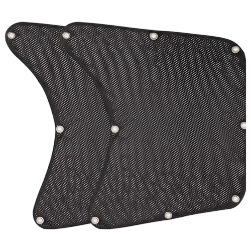 Pare-soleil camion pour fenêtre latérale : kit de 2 pièces en maille avec ventouses