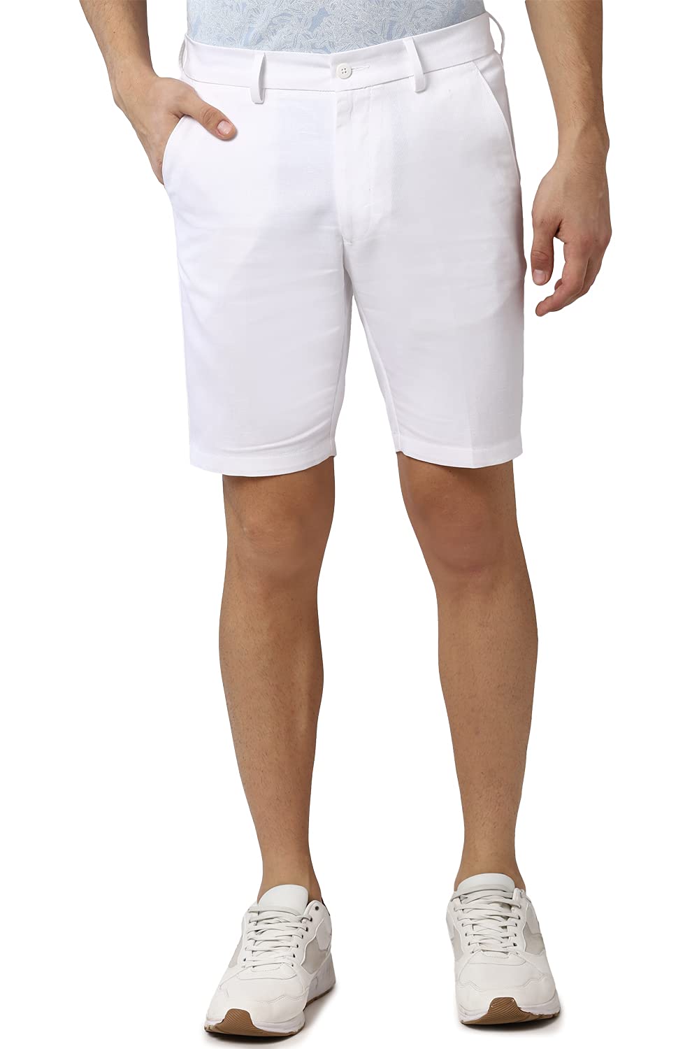 peter england Men's Slim Fit Shorts-picture-36