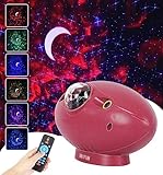 UNIFUN Star Projector Night Light, Galaxy Projector Light with Music Speaker 4-in-1 LED Nebula Cloud Projector for Kids Adults Bedroom,Halloween,Christmas Holiday Use(Blue Star)