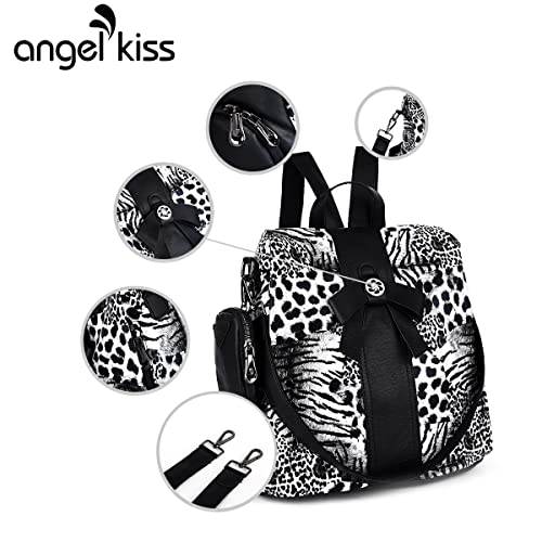 Image of ZOCAI Backpack Purse for Women Fashion Backpack Purses PU Leather Daypacks Anti-Theft Shoulder Bag Satchel Purse