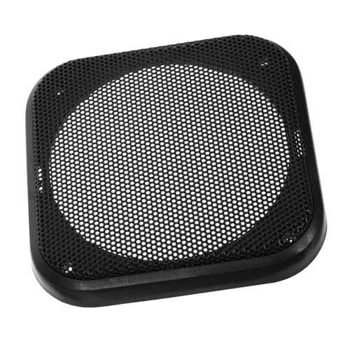 Cabilock Car Speaker Grill Square Speaker Grill Cover Mesh Baffle Protect Enhance Aesthetics