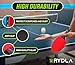 Rydla Professional Ping Pong Paddle – A Table Tennis Racket to Take Your Skill to The Next Level with Carbon Fiber Technology & Ergonomic Design – Premium Rubber & Sponge for Powerfull Speed & Spin.