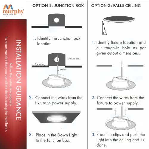 Image of Murphy 3W Mini Reno Ultra Slim Ceiling Light, Junction Box LED Down Light (Pack of 15, Blue) with 2 Year Warranty