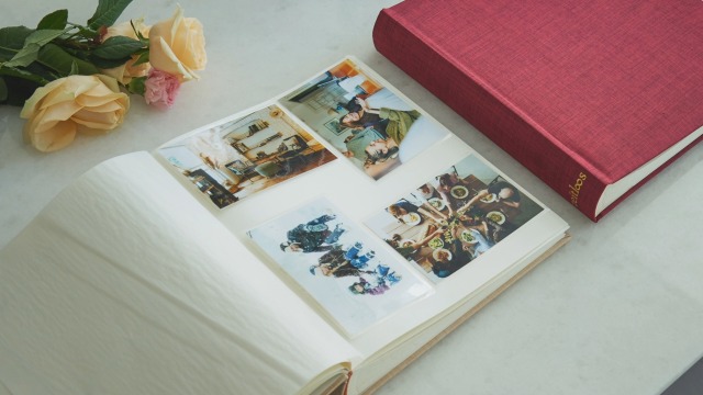 Zeitloos Fotoalbum Zum Einkleben - Platz Fuer 150 Fotos - Echtes