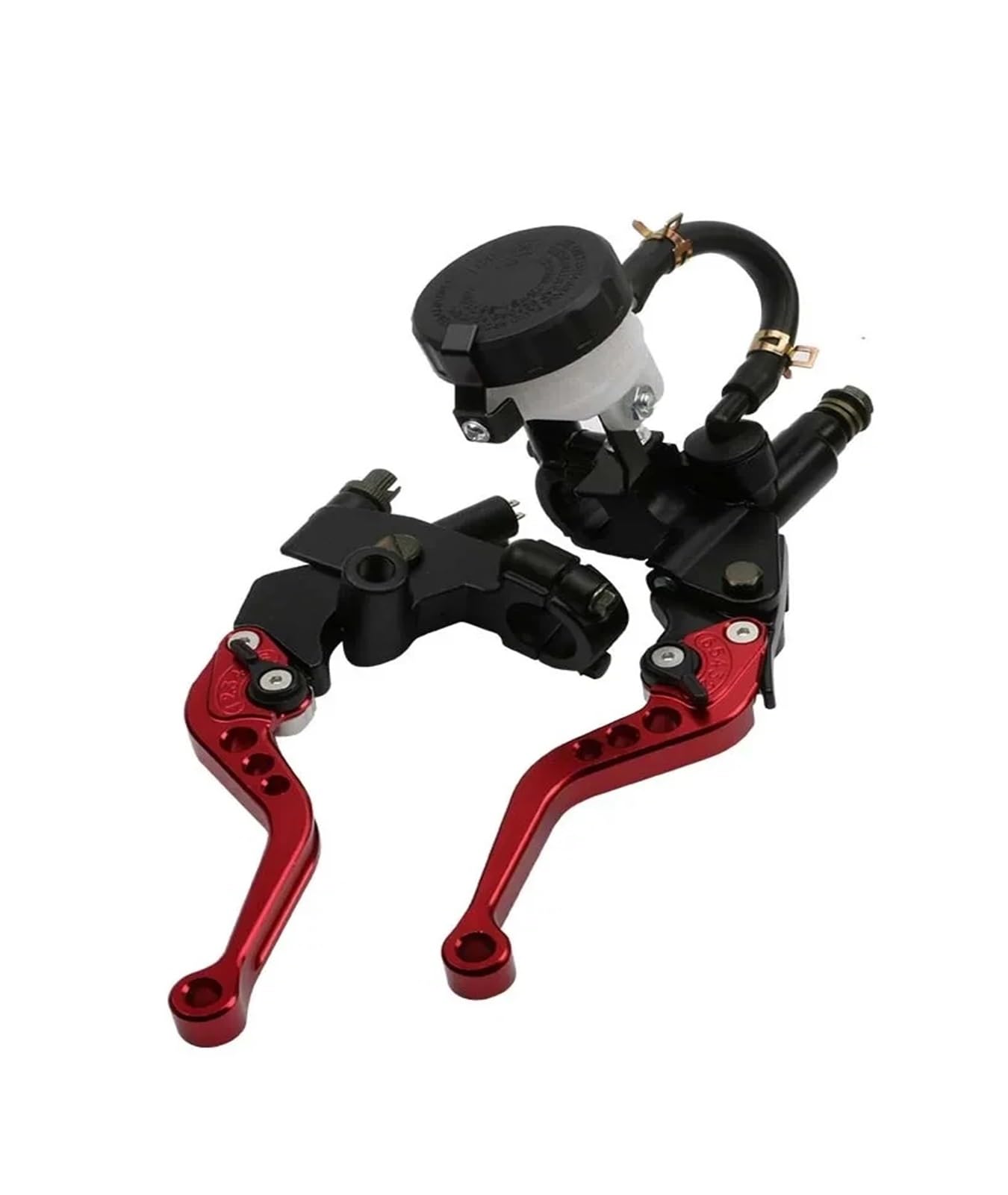 WKDYRIWO for Yam&aha for KA&WASAKI 7 8" 22mm Handbar Motorcyc Universal CNC Adjustab Clutch Brake Master Cylinder Reservoir Motorcycle Brake Clutch Levers