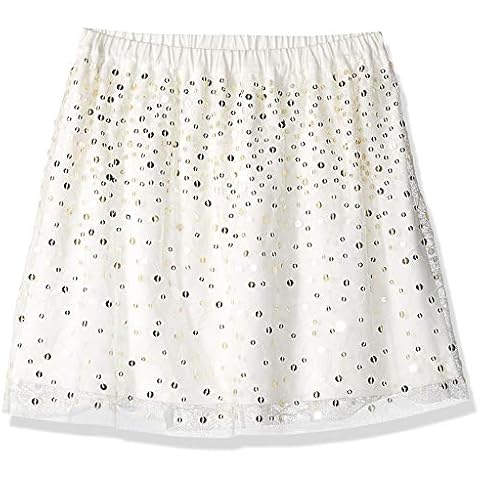 LOOK by crewcuts Girls' Sequin Skirt Gold, X-Large (12) Cover