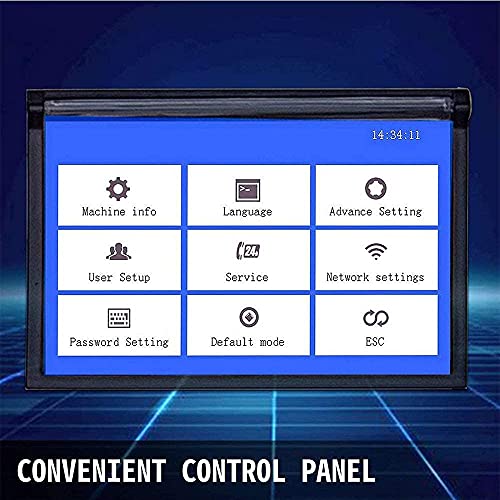 Fabbricatore Di Ghiaccio Commerciale Da 265 Libbre / 24 Ore Con Contenitore 121 Libbre, Pannello LCD Intelligente… – Bild 5