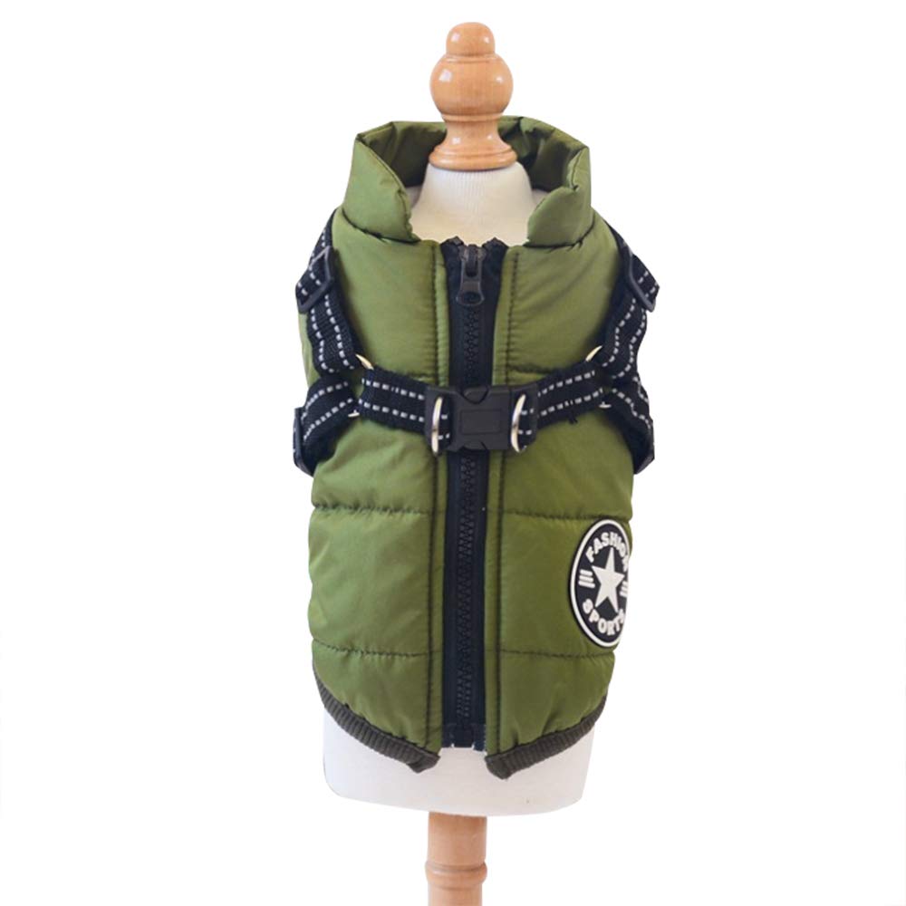 Amazon | IGUGHI ふわふわ ダウンベスト風ジャケット 犬洋服 冬