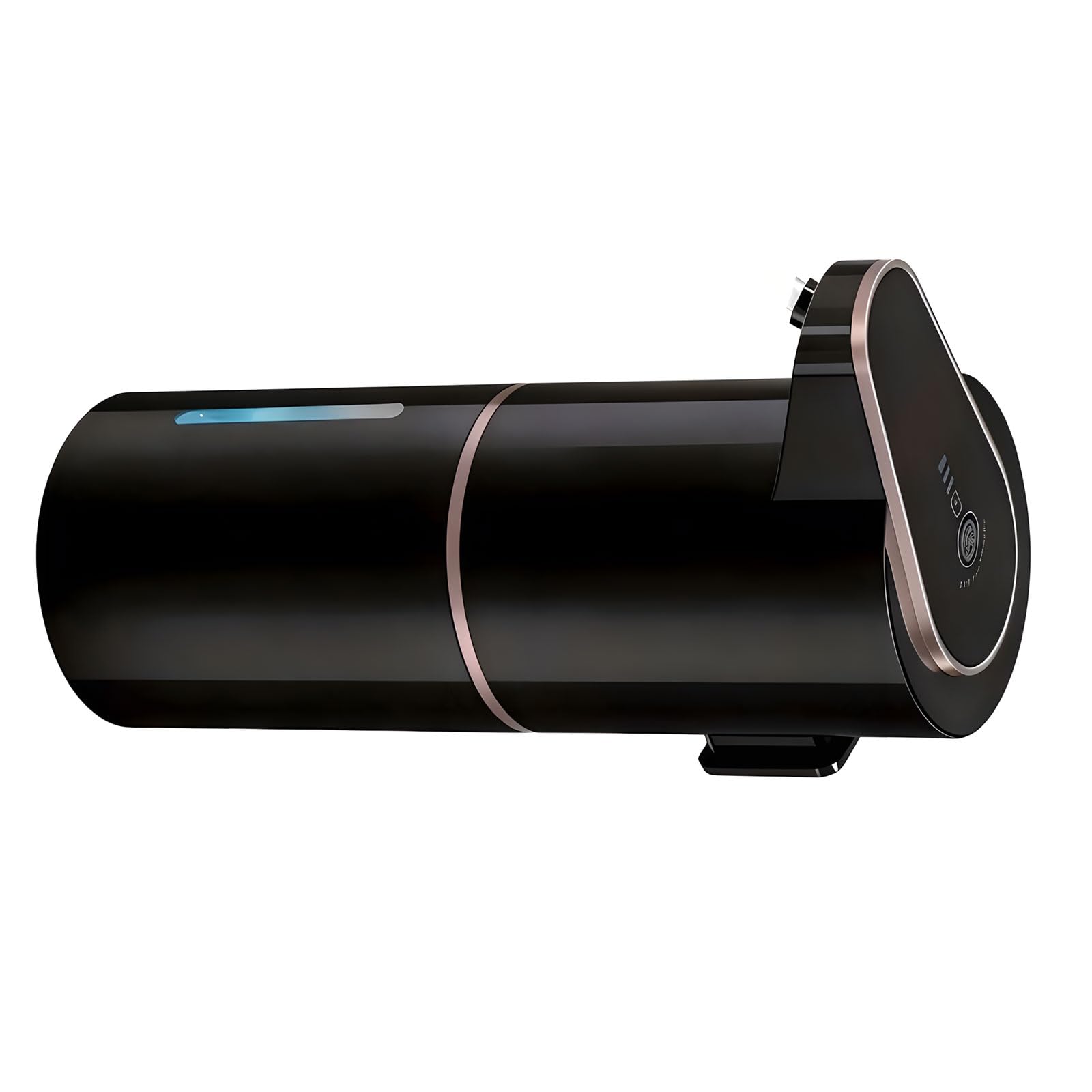 Alloneslife Black Automatic Foam Soap Dispenser Featuring 350Ml Large Capacity And 1200Mah Rechargeable Battery For Bathroom Kitchen Household Remote Soap Dispenser