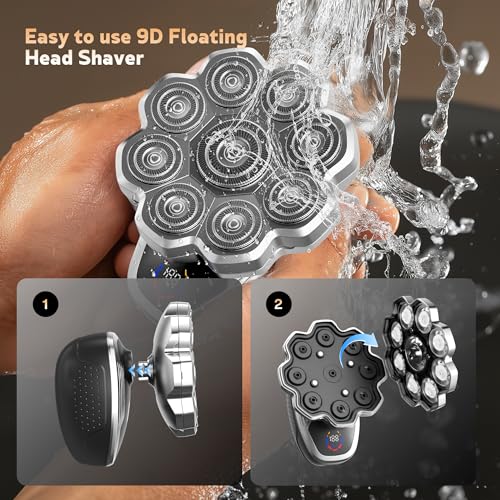 Electric Razor for Men Head Shavers for Bald Men Electric Shavers for Men with Wet and Dry - image 5