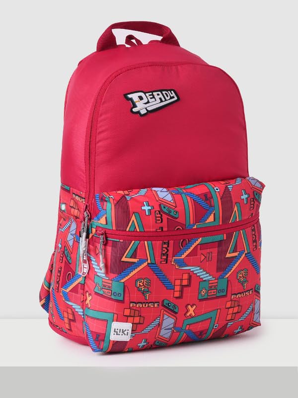 Image of Wiki Stylish Unisex Backpack Pack Durable & Lightweight backpack for Men & Women | Backpack for Office, Gym, Travel (18.5 Litre, Red)