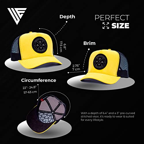 Image of Urban Effort Trucker Hat for Men & Women, Mesh Back Baseball Cap, 5 Panel