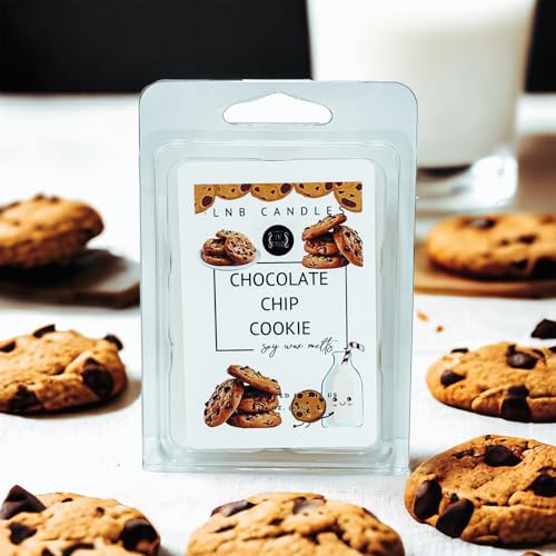 3 PACK Chocolate Chip Cookie Scent Made In USA Fragrance Wax Melts Tarts Luxury Premium Soy 3 2.4 ox Clean Ingredients Essential Oils Hand Poured Cubes Cookie Bakery