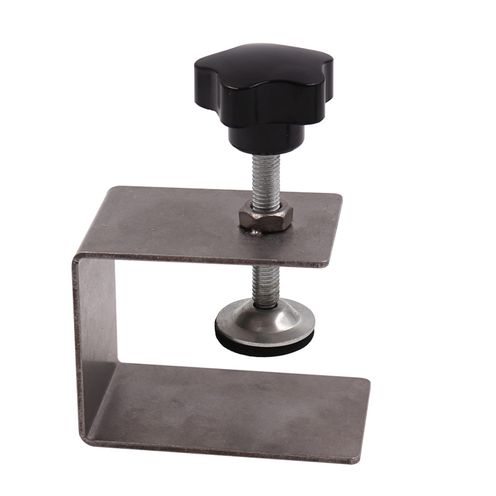 TCFF080600LD XTRweld 08 in Clamp, F, 600 PSI, Standard Pad, Steel Chrome