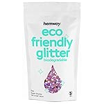 Hemway Biodegradable Glitter Eco Friendly - 100g/3.5oz Bio Cosmetic Safe Sparkle Vegan for Face Eyeshadow Body Hair Festival Makeup Craft - Super Chunky (1/8 0.125 3mm) - Pink Holographic