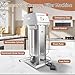 Hakka Commercial 22LB Stainless Steel Electric Sausage Stuffer and Vertical Sausage Filling Maker