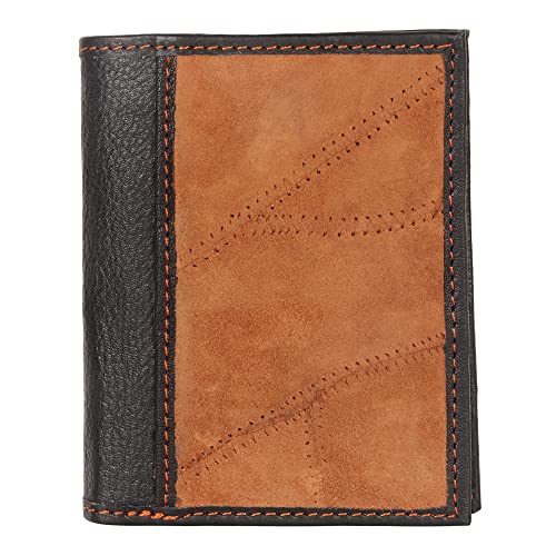 Vaan & Co Men's Wallet Gift Box, Upcycled Genuine Leather (Tan)3