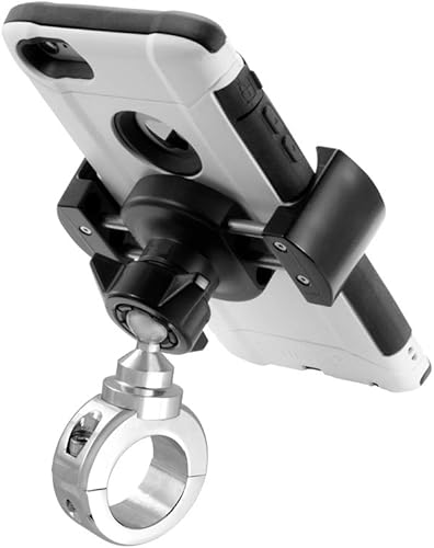 Miniatura 4 de ARKON Mounts RVMC2C RoadVise - Soporte de teléfono para motocicleta para iPhone 12 11 Galaxy Note 20 10 S20 S10 Retail Chrome