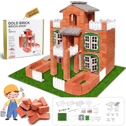 Brick and Mortar Construction Set - Perfect Building Blocks for K...