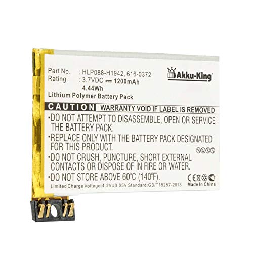 Akku kompatibel mit iPhone 3G 8GB/16GB - Li-Polymer 1200mAh