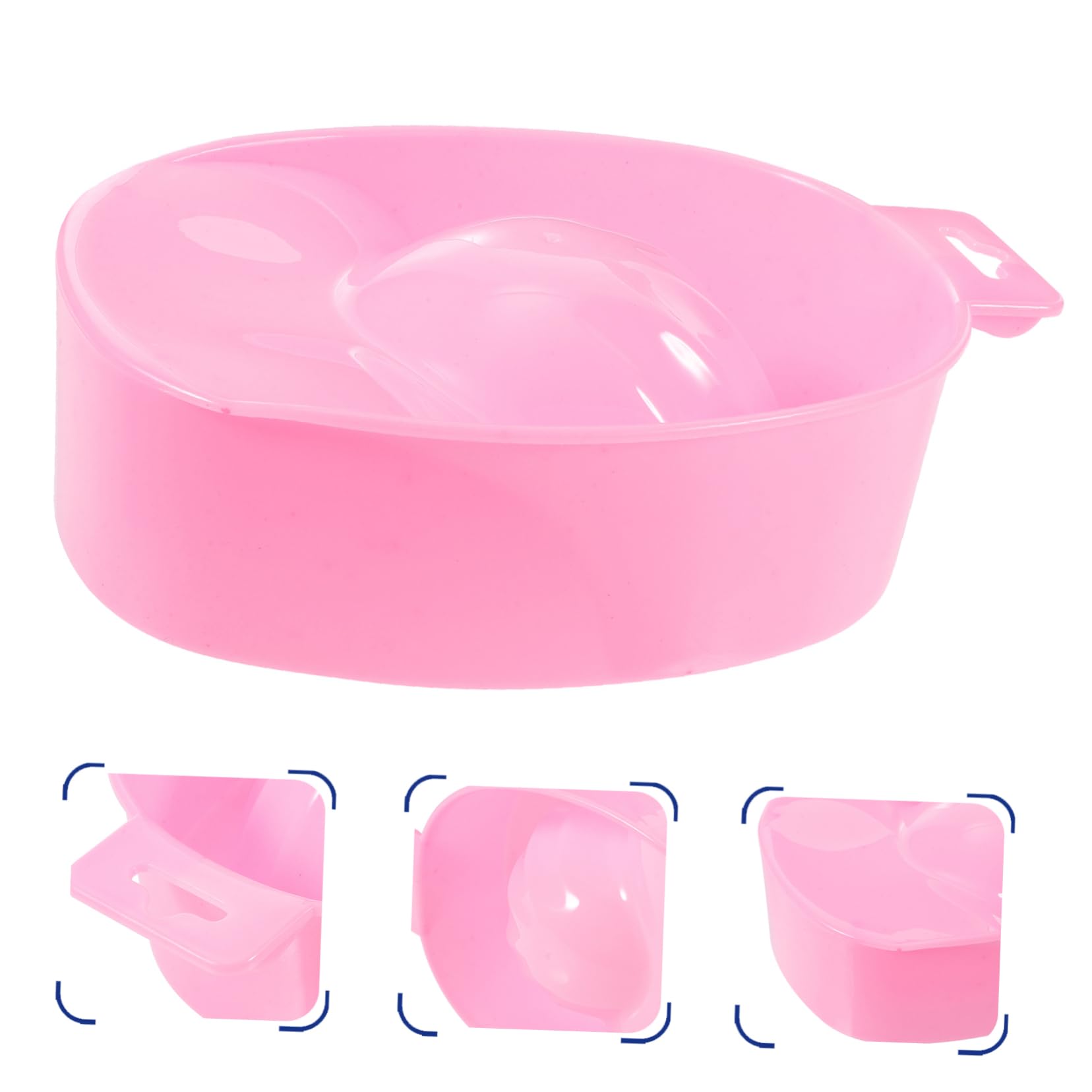 OSOLADY Nail Soak off Bowl Manicure Soaking Tray Nail Care Bowl Art Hand Soaker Professional or Home Use