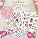 TSHIRTMAZING 120PCS Happy Mothers Day Vinyl Stickers, Best Mom Ever Decal, Mothers Day Stickers for Cups, Cards, Gifts & Scrapbooking, Waterproof & Fade-Resistant (140PCS)
