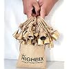 HIGHBIX 4cm Small Vintage Rustic Lucky Tin Metal Cow Bells Handmade Christmas Decor Bells on Jute Rope 30 Cone Cylinder