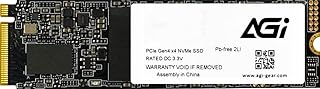 AGI 1TB AI818 PCIe NVMe M.2 Gen4x4 SLC Cache 3D TLC NAND Flash Internal Solid State Drive SSD with Heat Sink (R/W Speed up to 5000/4500 MBs) Level up PC/Laptop Memory and Storage with Gen 4 Speed