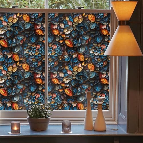 Vinilo Decorativo Dark Mosaic Floral 15.7x118 in miniatura 3