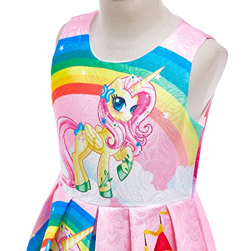Dressy Daisy Toddler Girls Unicorn Pony Birthday Party Fancy Dress Up Clothes Costume Size 4T Pink 127 #TOP3
