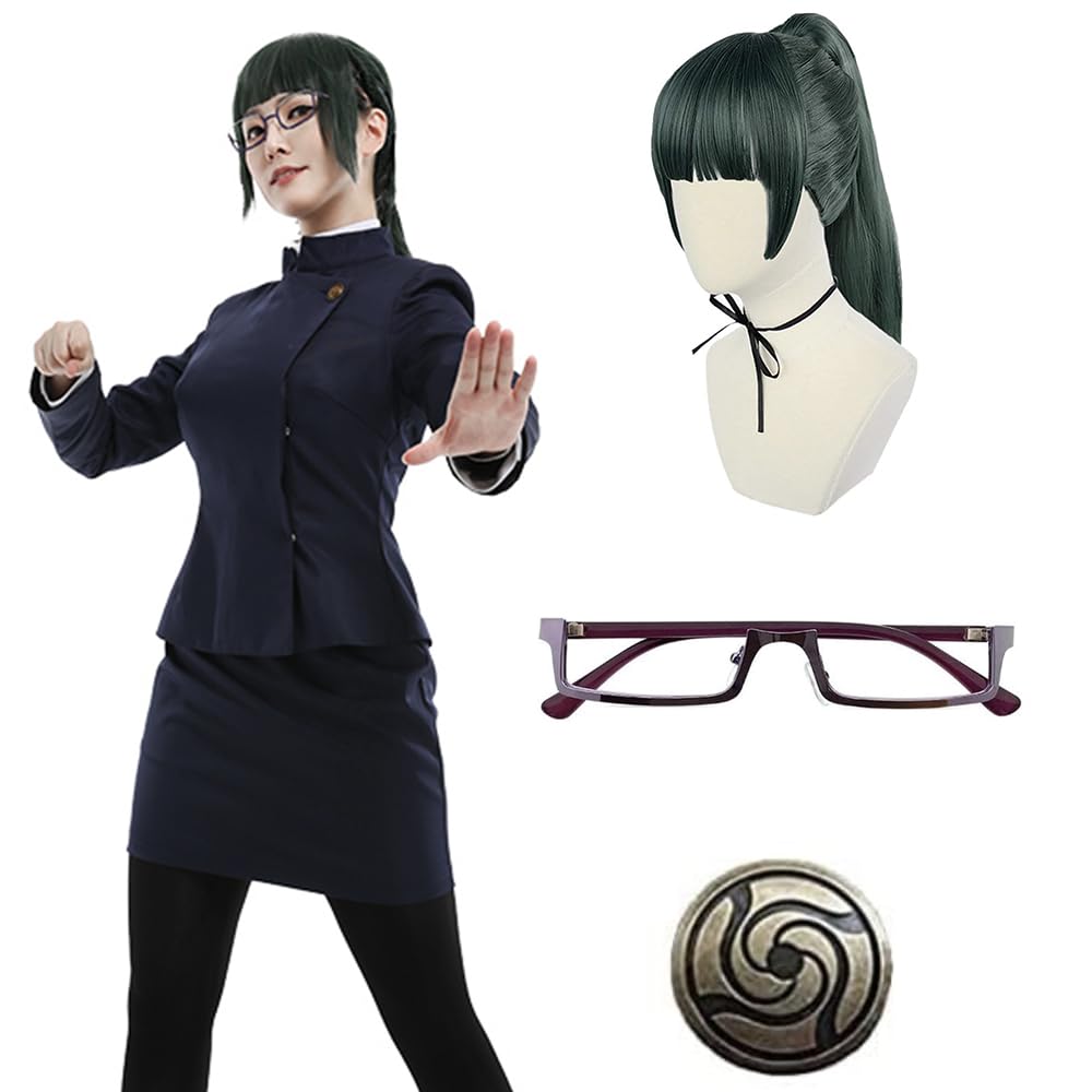 Amazon.co.jp: MOMOcos 呪術廻戦 コスプレ衣装【ウィッグ付き】じゅ 