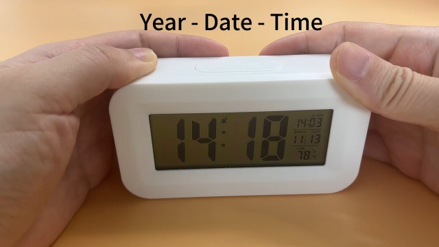 Amazon.com: KESHIDE Travel Digital Alarm Clock Battery Operated
