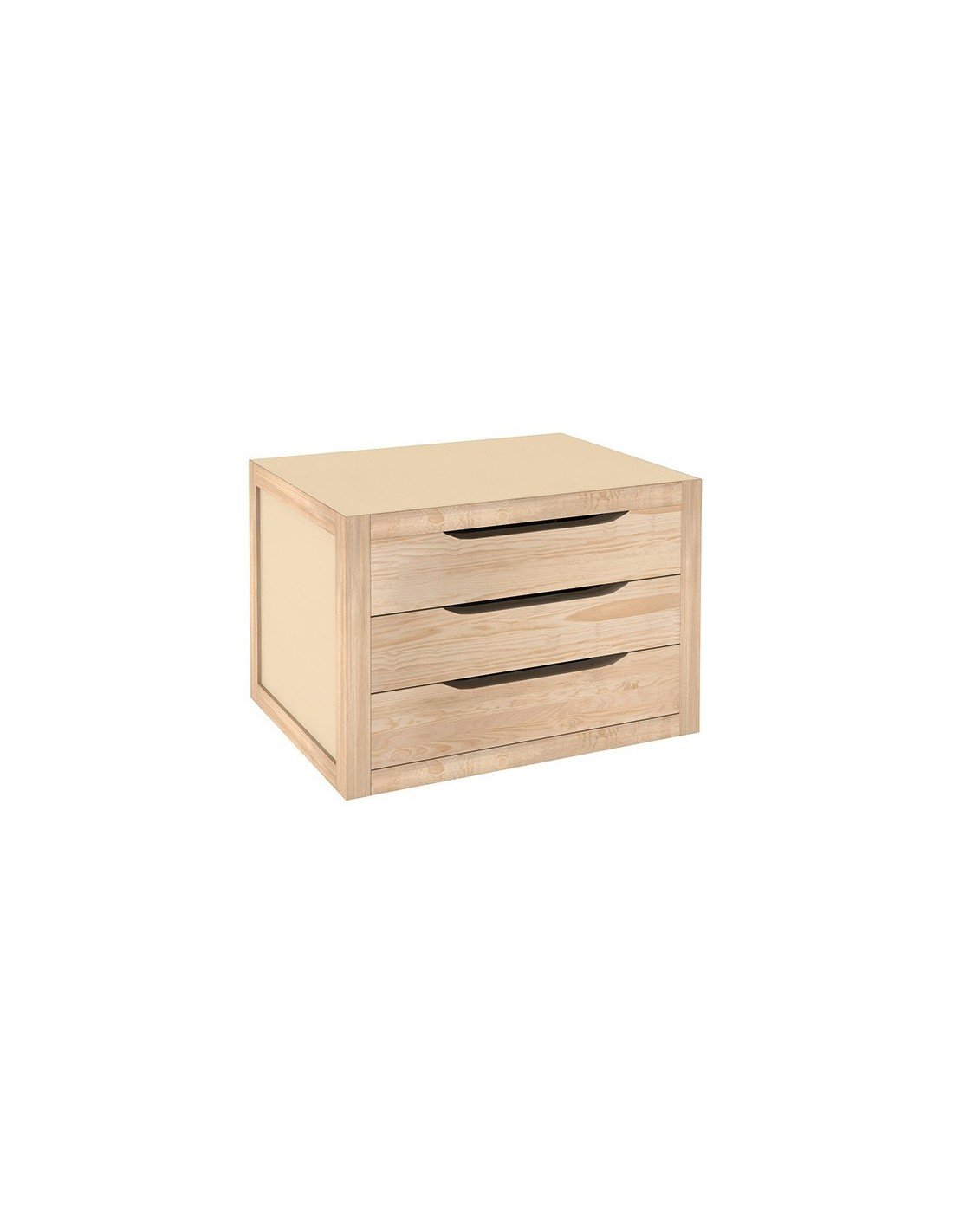 ASTIGARRAGA 9252, cassettiera natura, con 3 cassetti
