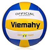 Official Size 5 Volleyball, Soft Indoor Outdoor Volleyball for Game Gym Training Beach Play