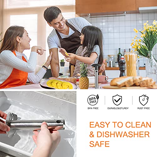 Image of Pineapple Corer and Slicer Tool, Premium Stainless Steel Pineapple Core Remover Tool with Detachable Handle, Super Fast and Easy Pineapple Cutter for Home & Kitchen (1)