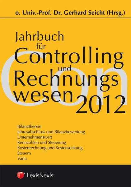Jahrbuch für Controlling und Rechnungswesen 2012