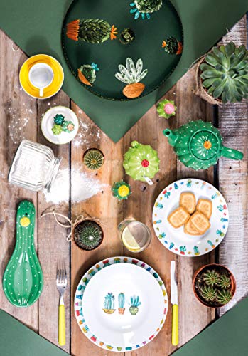 Excelsa Cactus Suikerschaal, 200 ml, Keramisch, Groen - Image 4