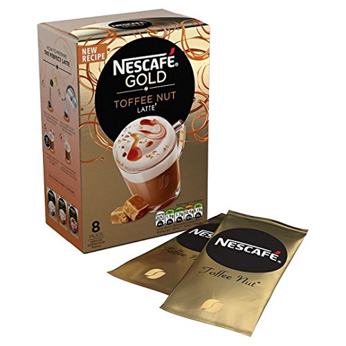 Nestle Nescafe Gold Toffee Nut Latte, 8 Mugs, 156 g