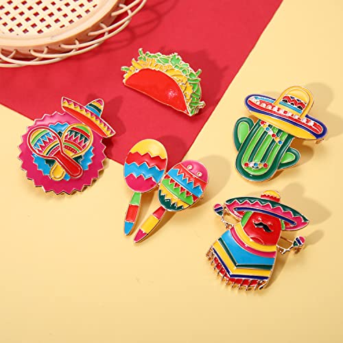 Image of Mardi Gras Brooches for Women 5 Pcs Glitter Mask Fleur-De-Lis Mask Skull Jester Feather Hat MARDI GRAS Crown Brooch Pins Bulk Festival Carnival Parade Party Brooches Accessories Gift for Mardi Gras Holiday Costume Decoration
