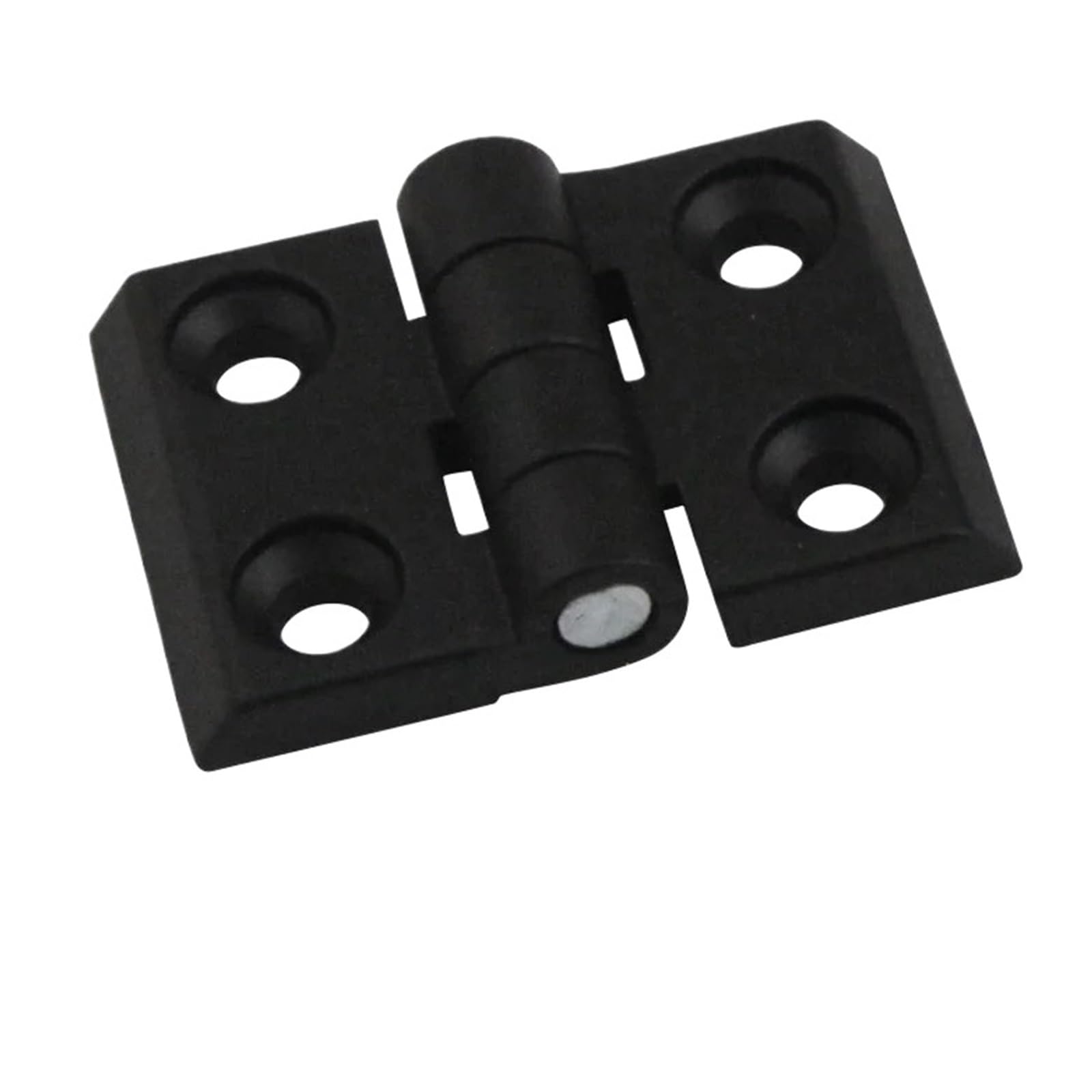 Rugaikerba 2020Black Aluminum Alloy Profile Hinge, Black Connector Hinges