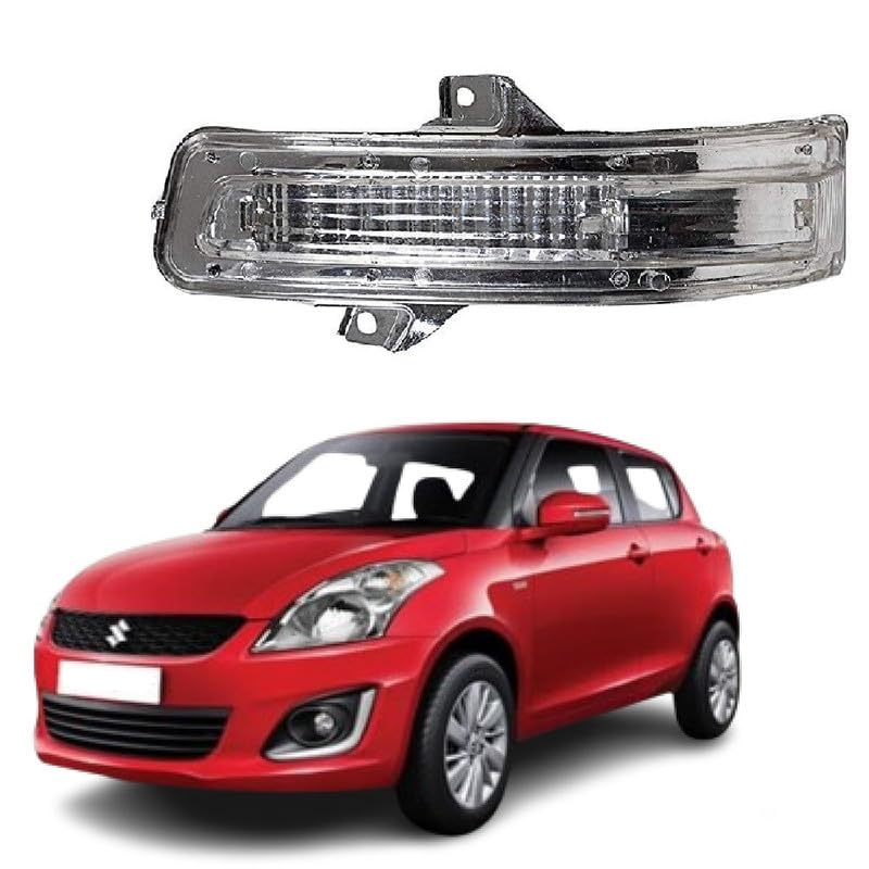 Side Mirror OEM type Imported Indicator/LED/Turn Signal/Light/Signal Lamp/Lamp compatible with Maruti Swift Type 3 2012-2017 Model Yellow (LEFT PASSENGER SIDE)