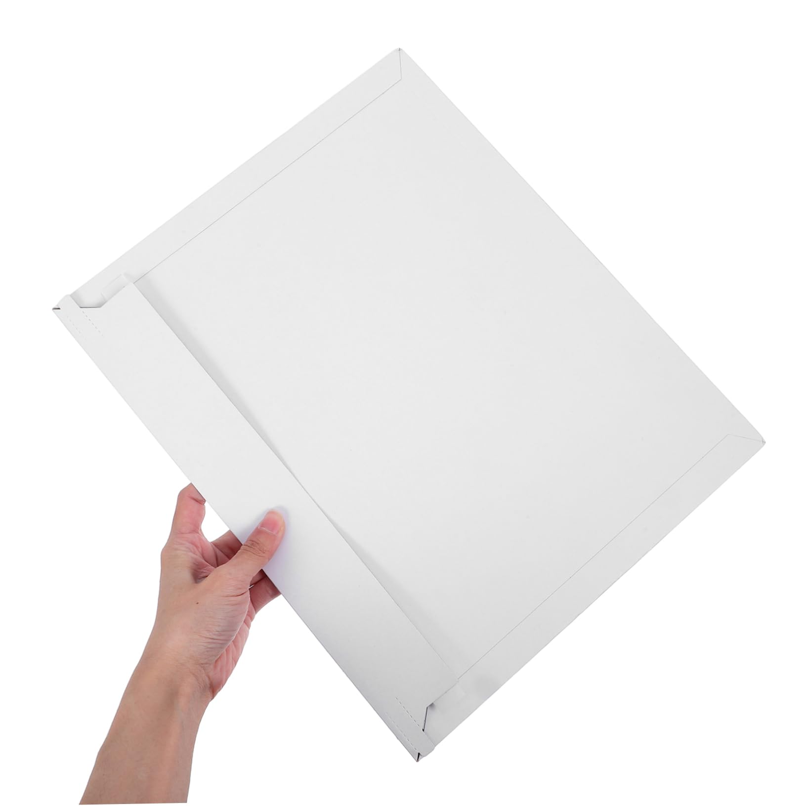 Gadpiparty 20pièces Enveloppes Rigides Blanches pour Expédition de Documents Photos et Certificats avec Ouverture Facile et Protection Humidité