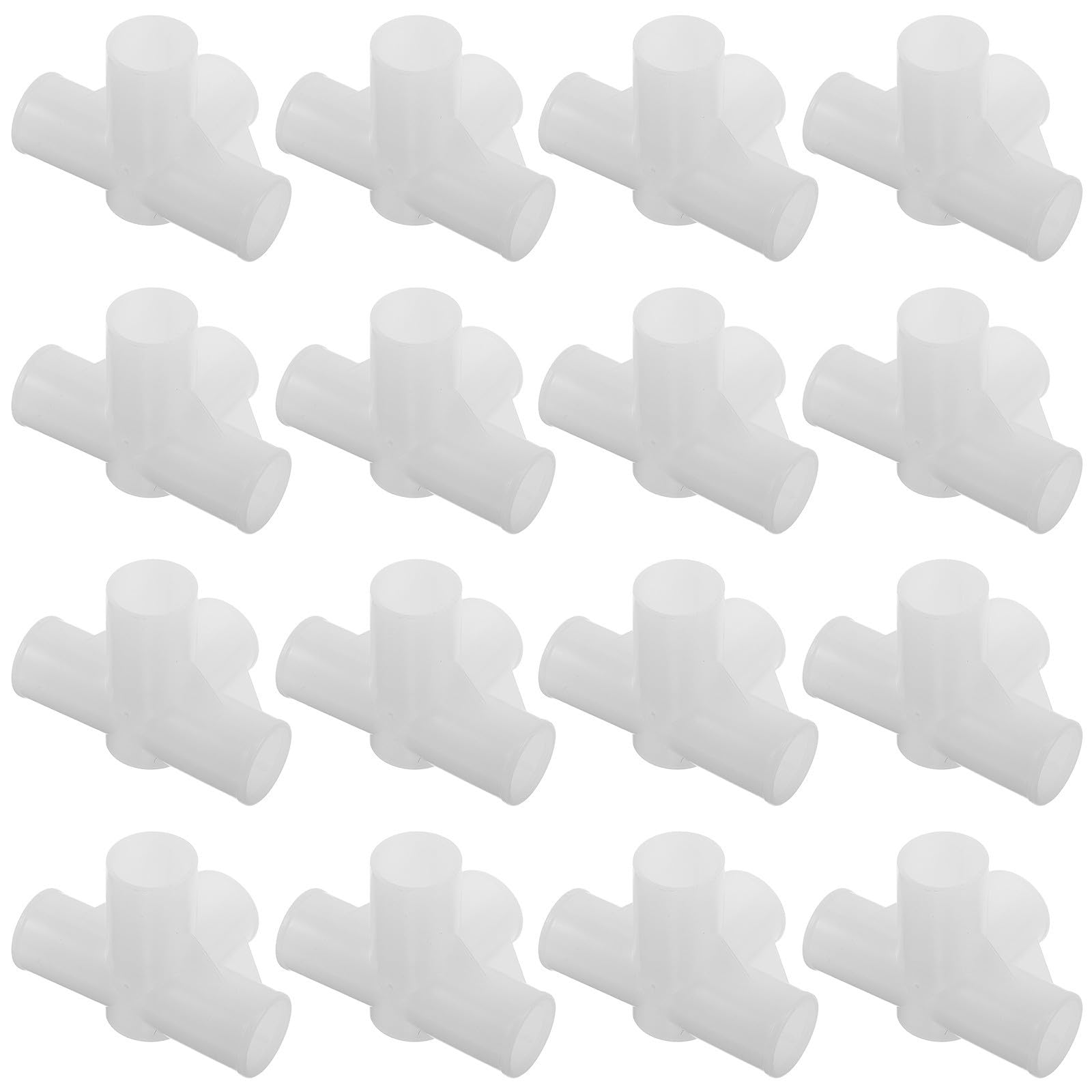Conectores de plástico para zapatero de armario unión de varilla de 22mm para proyectos DIY