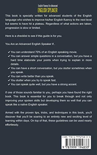 Image of English Fluency For Advanced English Speaker