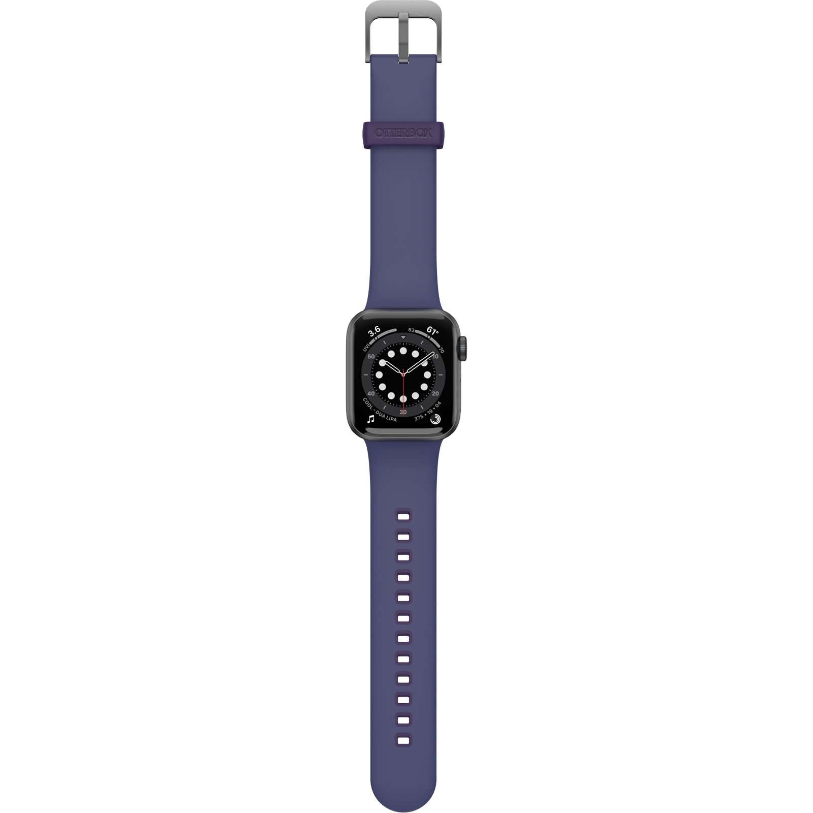 OtterBox All Day Watch Band for Apple Watch 40/41/42mm, Replacement Durable Soft Touch Silicone Strap for Apple Watch Dark Purple