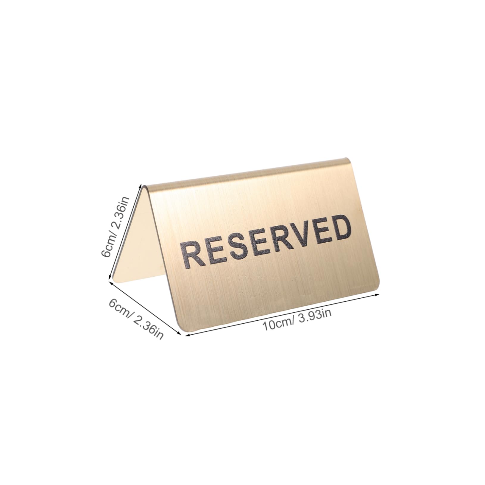 Ciieeo Reserved Table Sign Reserved Signs for Weddings Events and Parties Elegant Place Card Holders Space Saving Design Font for Easy