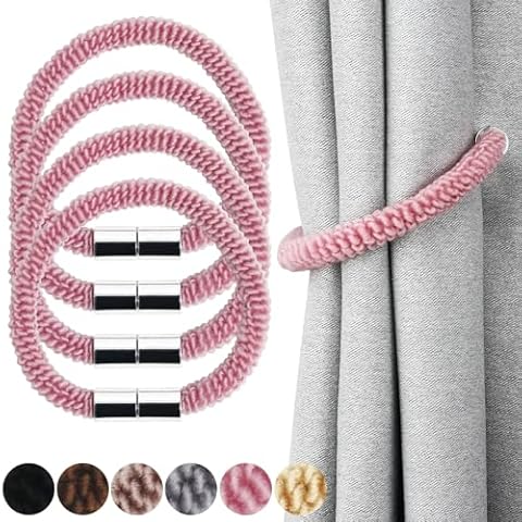 Nieffeiy Magnetic Curtain Tiebacks Cover